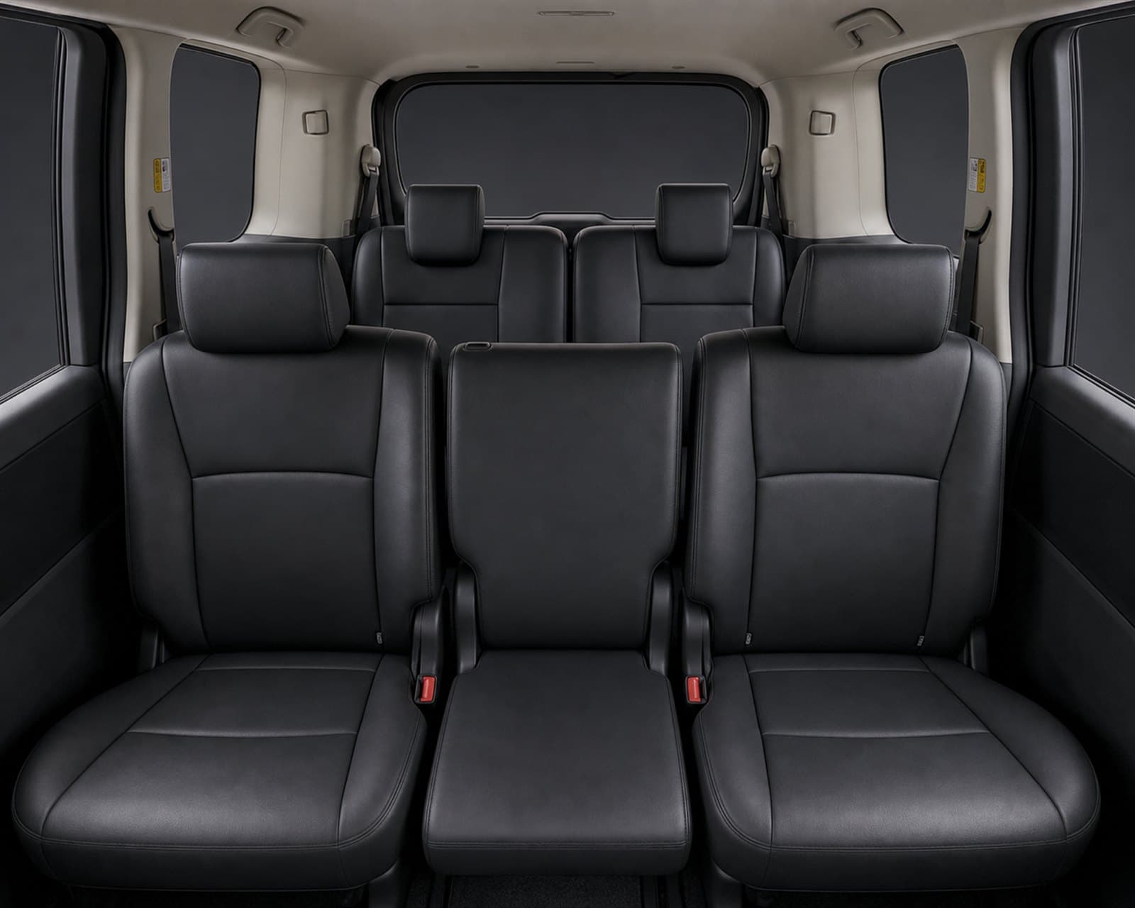 Passenger seating inside the Toyota Voxy